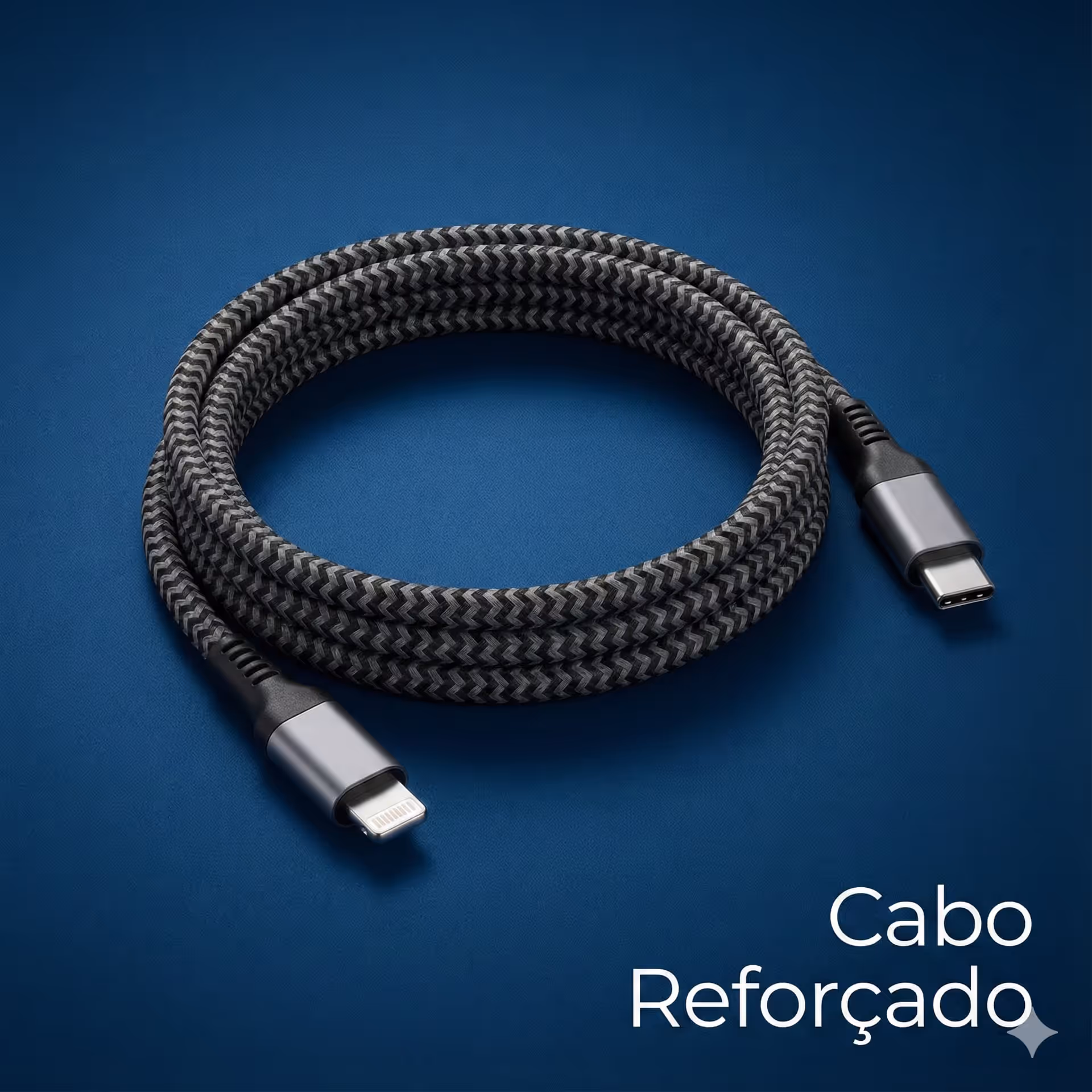 Cabo USB Reforçado – Uso Intenso